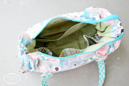 The Rose Gathered Shoulder Bag - PDF Sewing Pattern