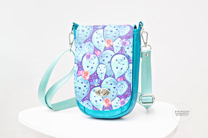 Campanula Cross Body Phone Bag - PDF sewing pattern