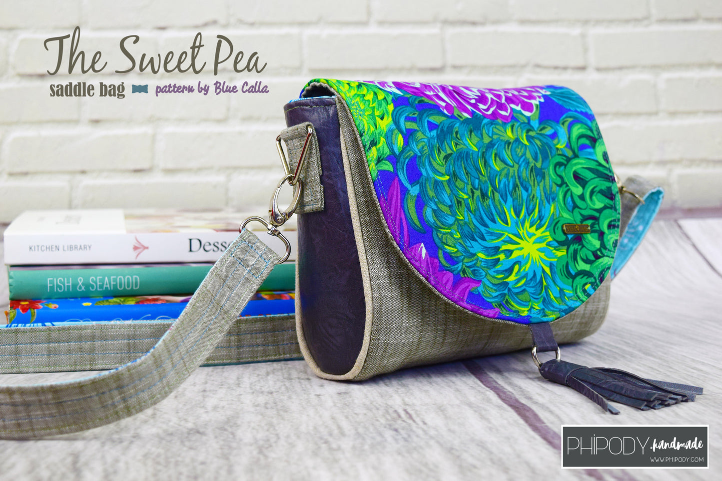 FREE The Sweet Pea Saddle Bag - PDF Sewing Pattern