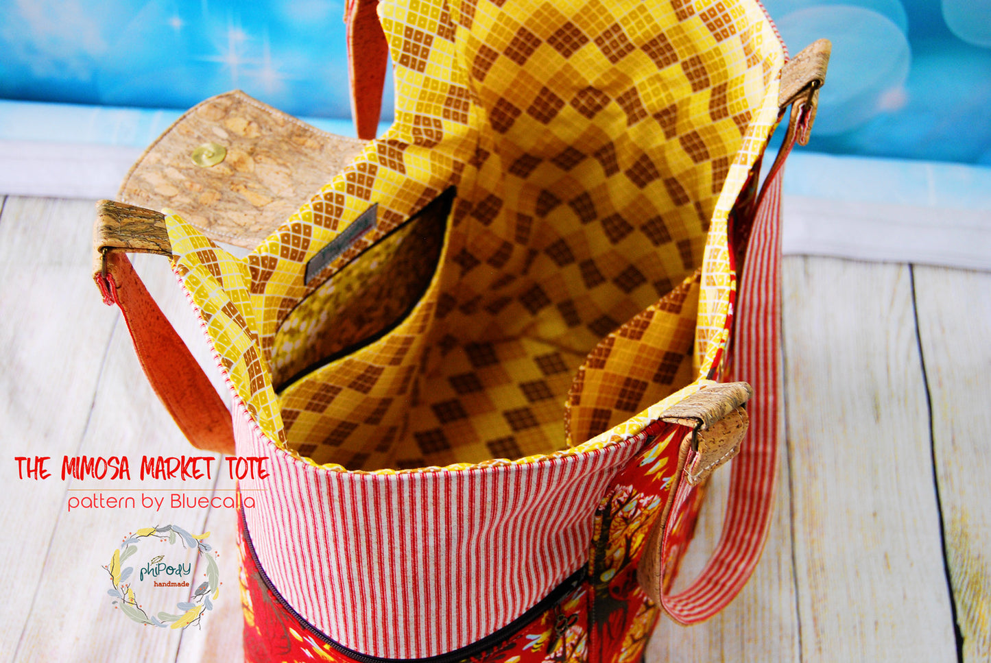 The Mimosa Market Tote - PDF Sewing Pattern