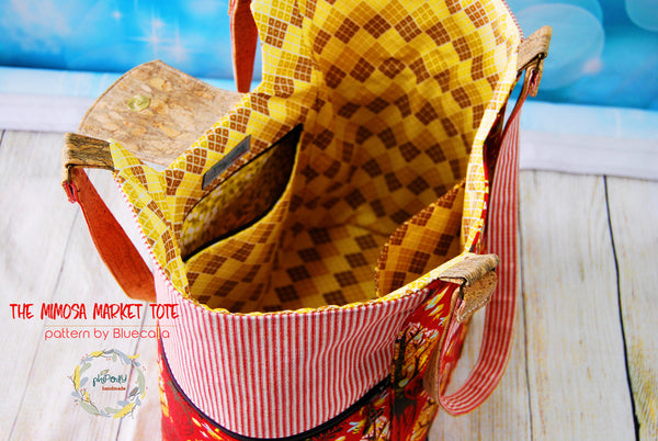The Mimosa Market Tote - PDF Sewing Pattern