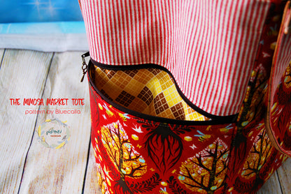 The Mimosa Market Tote - PDF Sewing Pattern