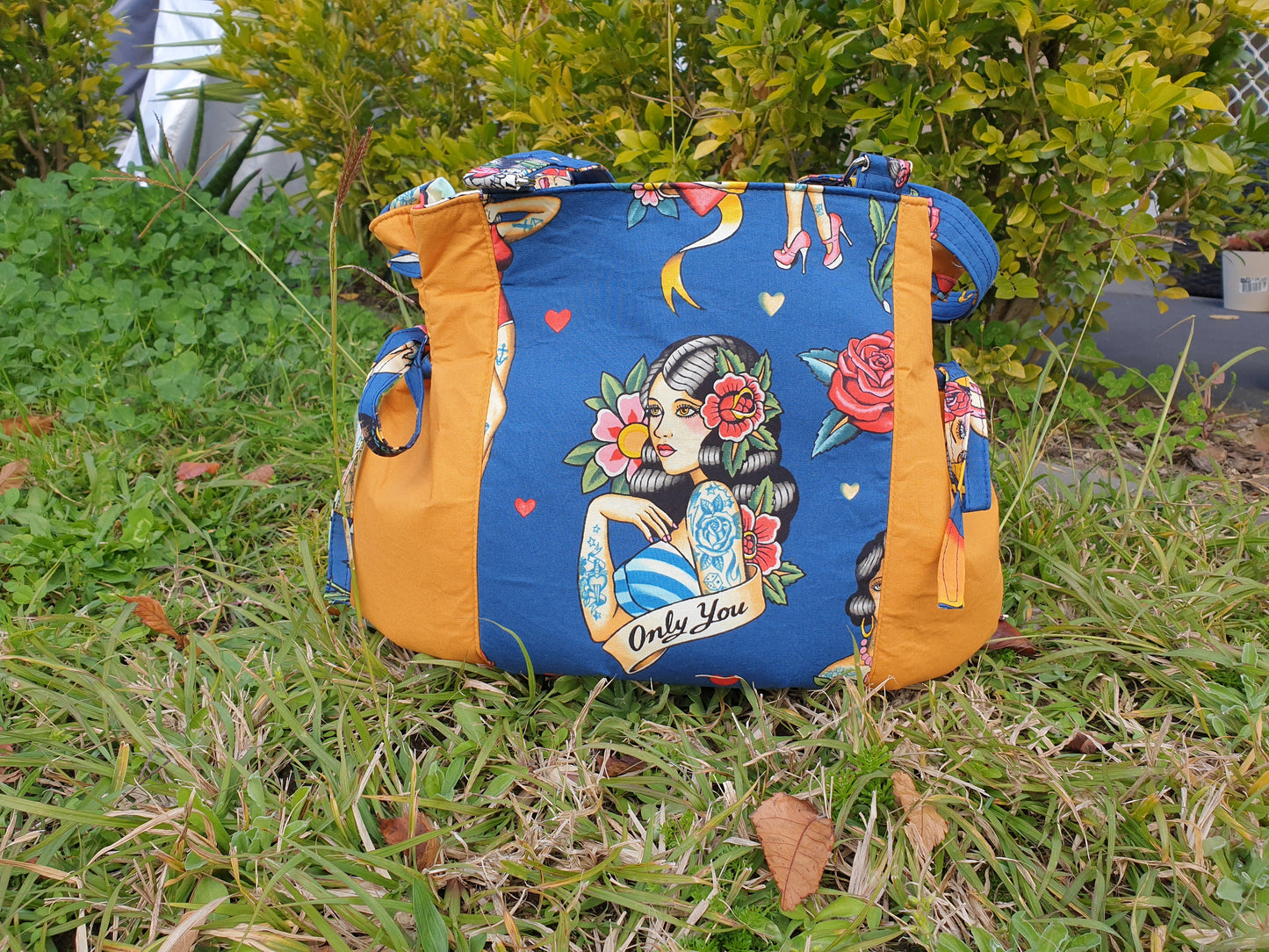 The Rose Gathered Shoulder Bag - PDF Sewing Pattern