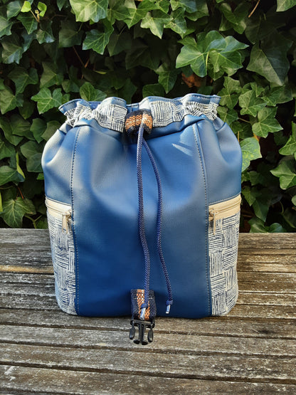 Bee Balm Waxed Canvas Backpack - PDF sewing pattern