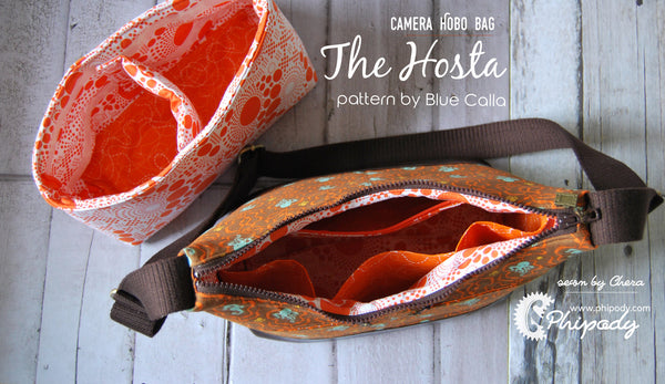 The Hosta Hobo Camera Bag - PDF Sewing Pattern