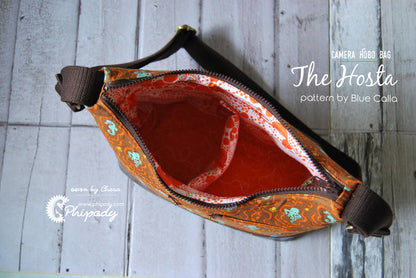 The Hosta Hobo Camera Bag - PDF Sewing Pattern