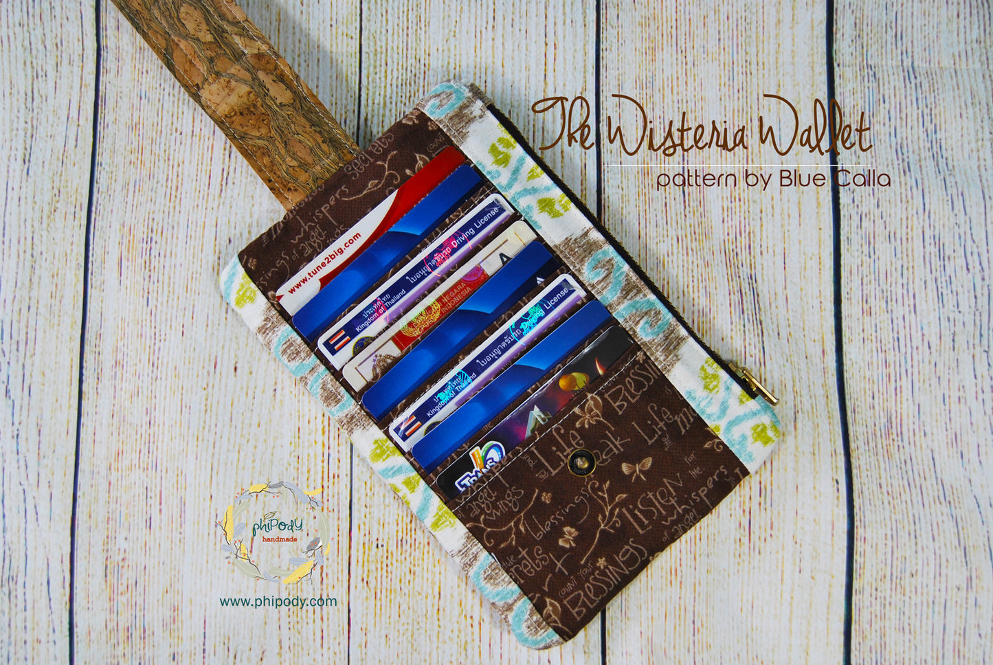 The Wisteria Wallet - PDF Sewing Pattern