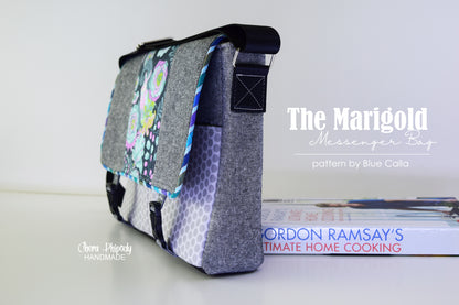 The Marigold iPad Messenger Bag - PDF Sewing Pattern