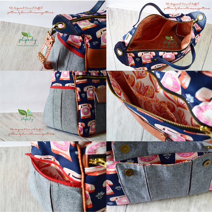 The Dogwood Travel Duffel Bag - PDF Sewing pattern