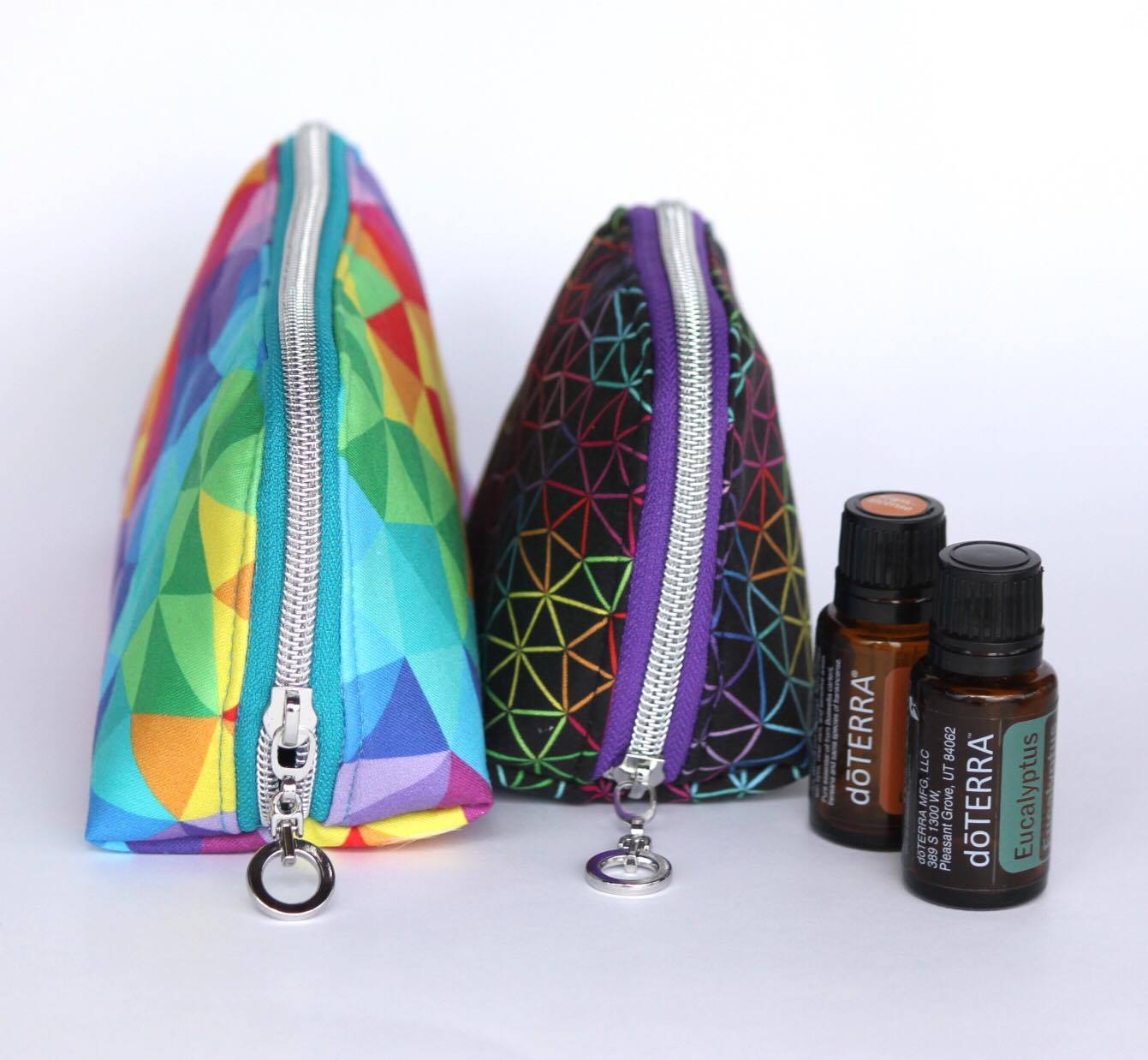 FREE The Crocus Oil Pouch in 2 sizes - PDF sewing pattern