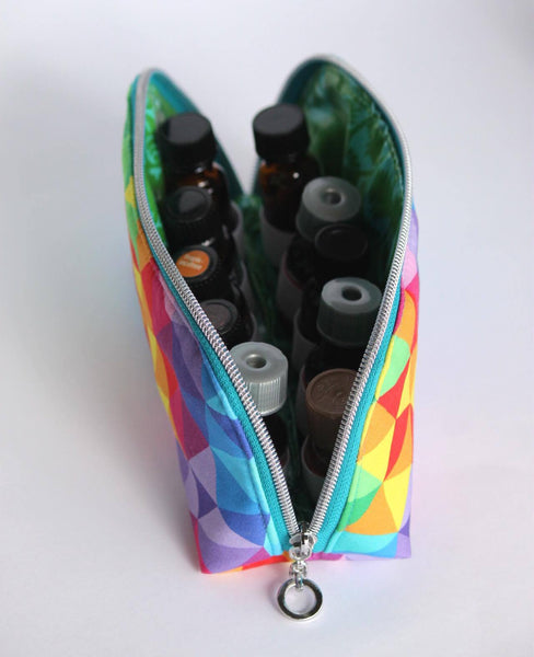 FREE The Crocus Oil Pouch in 2 sizes - PDF sewing pattern