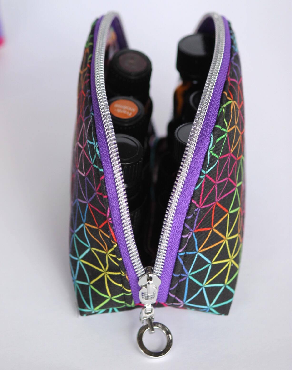 FREE The Crocus Oil Pouch in 2 sizes - PDF sewing pattern