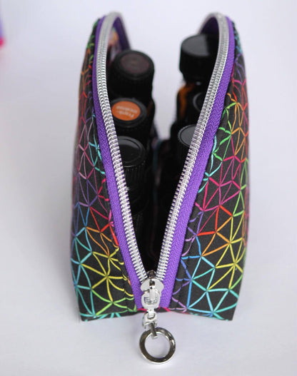 FREE The Crocus Oil Pouch in 2 sizes - PDF sewing pattern