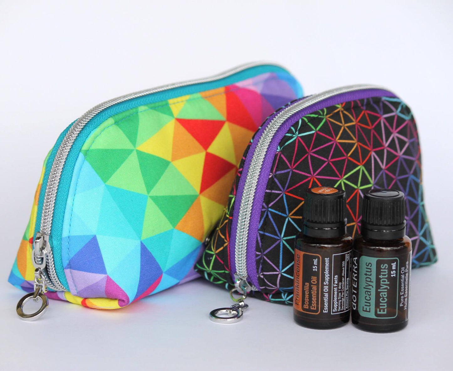 FREE The Crocus Oil Pouch in 2 sizes - PDF sewing pattern