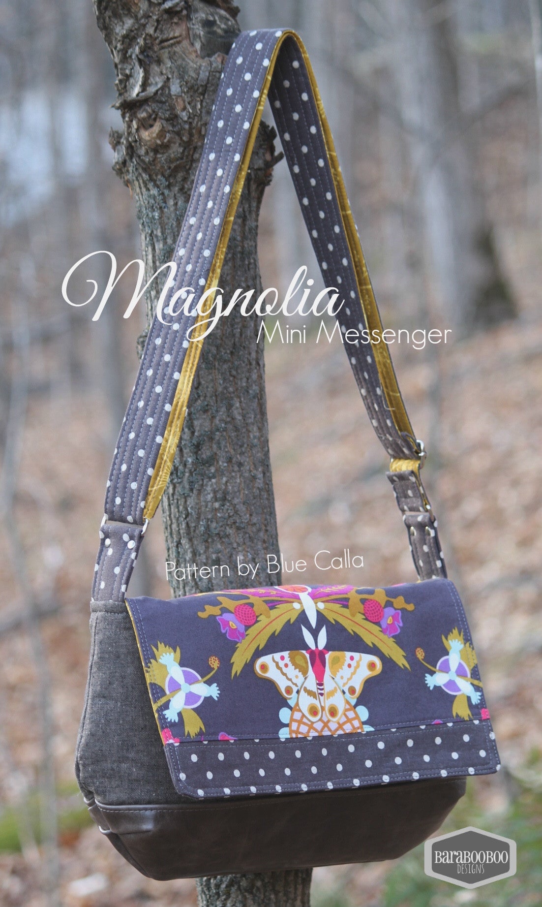 The Magnolia Mini Messenger - PDF Sewing Pattern