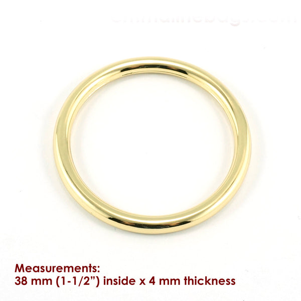1.5" O-rings (SET of 2) - Available in 6 metal finishes