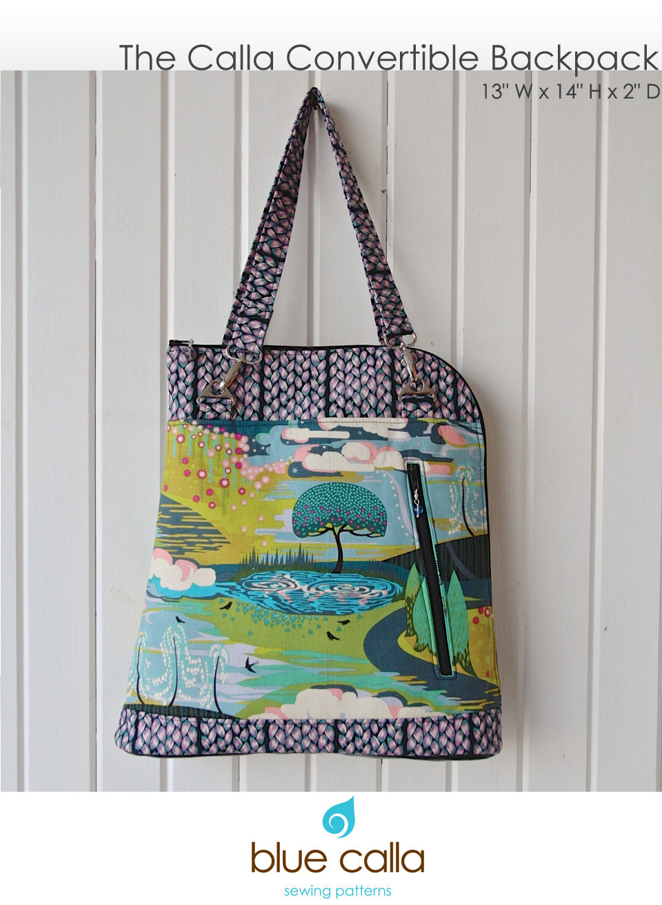 The Calla Convertible backpack - PDF Sewing Pattern