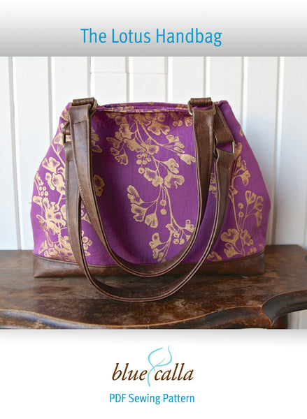 The Lotus Handbag - PDF Sewing Pattern