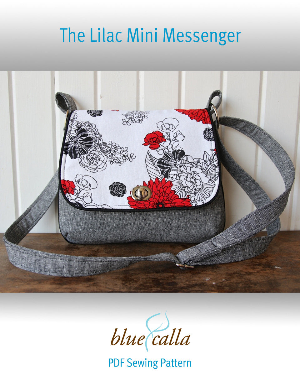 FREE The Lilac Mini Messenger - PDF Sewing Pattern