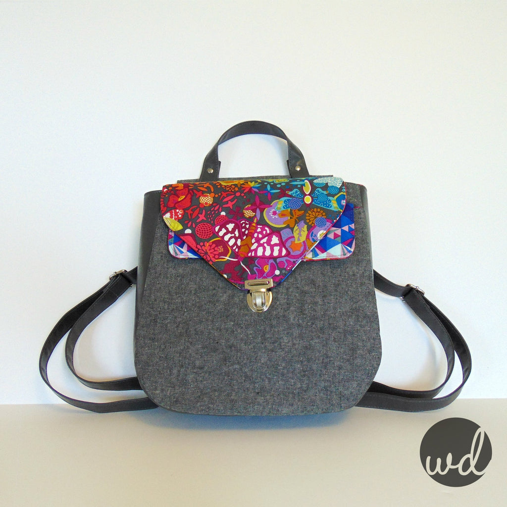 The Bellflower Backpack - PDF Sewing pattern – Blue Calla Patterns