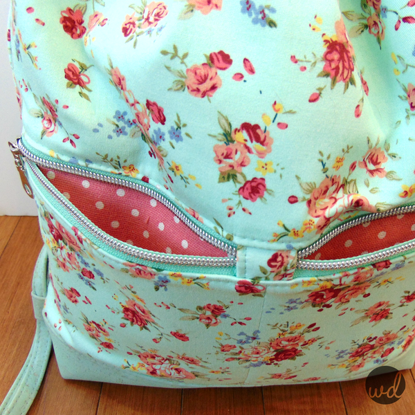 The Begonia Drawstring Backpack - PDF Sewing Pattern