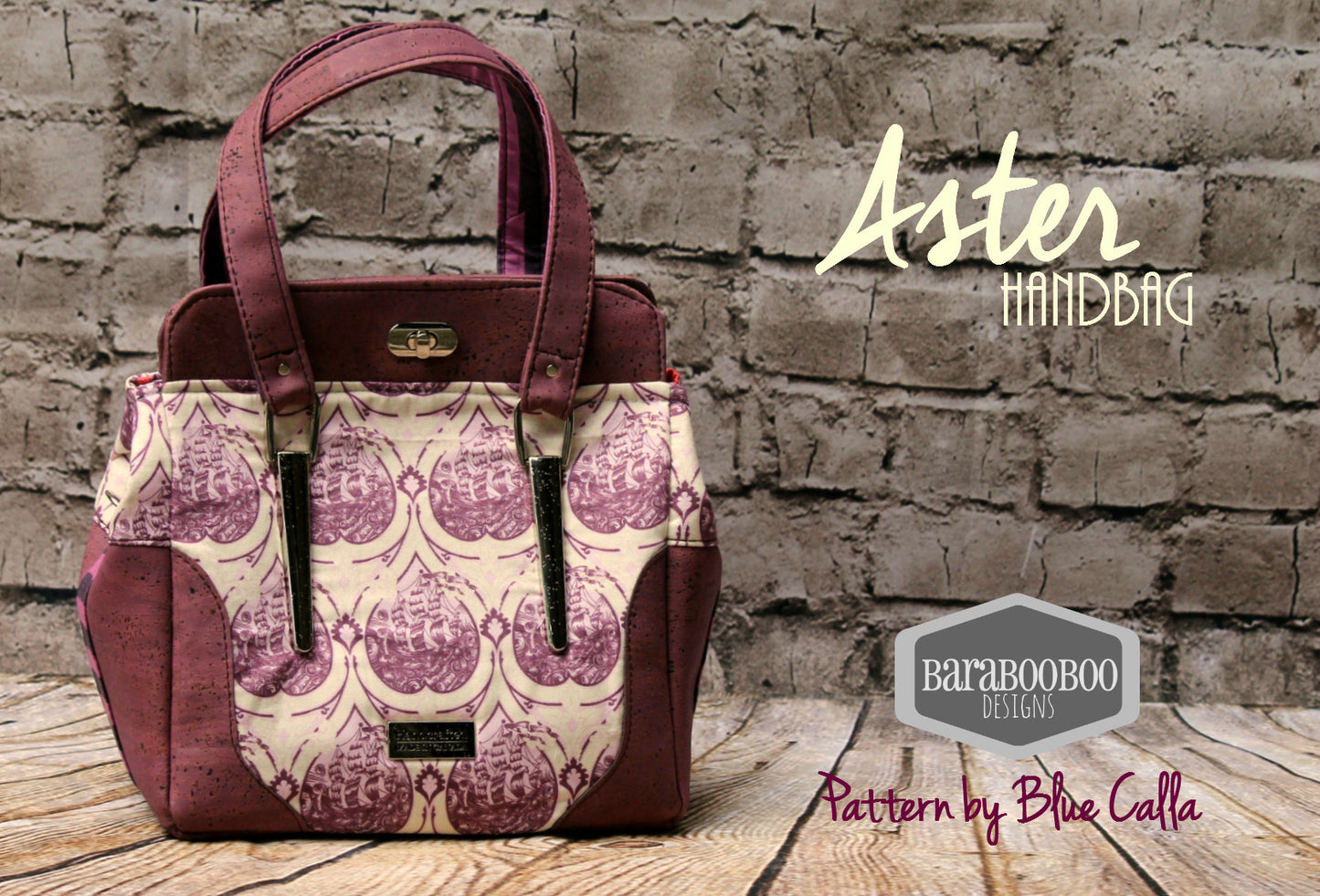 The Aster Handbag - PDF Sewing Pattern