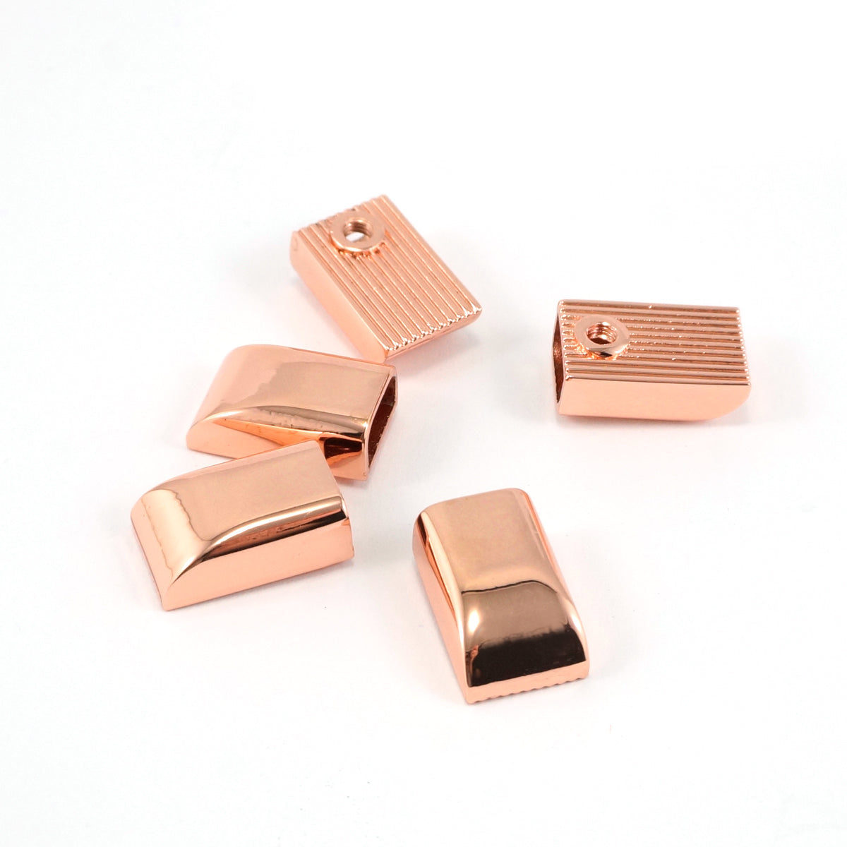 Zipper Ends : 5 pack - Available in 6 metal finishes