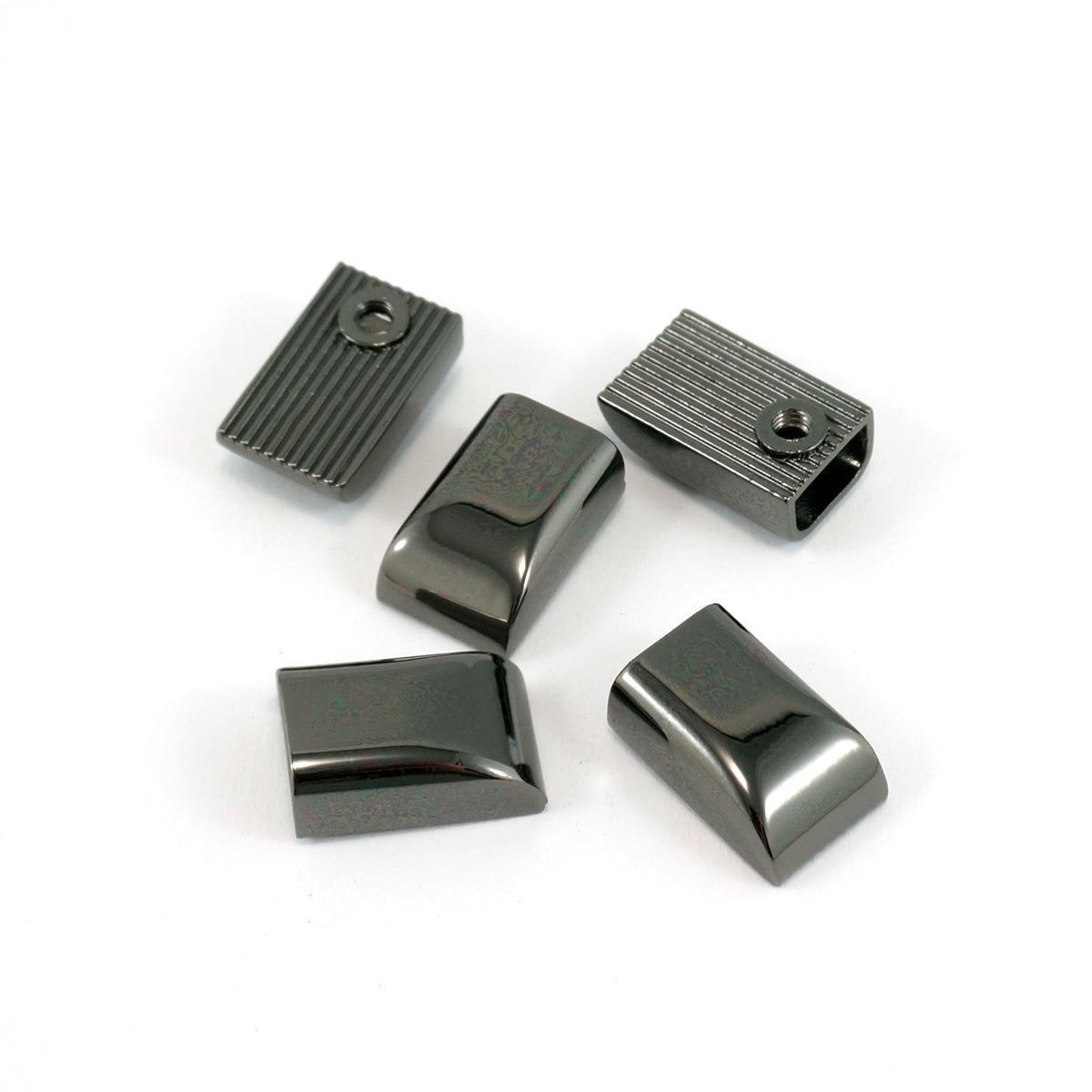 Zipper Ends : 5 pack - Available in 6 metal finishes