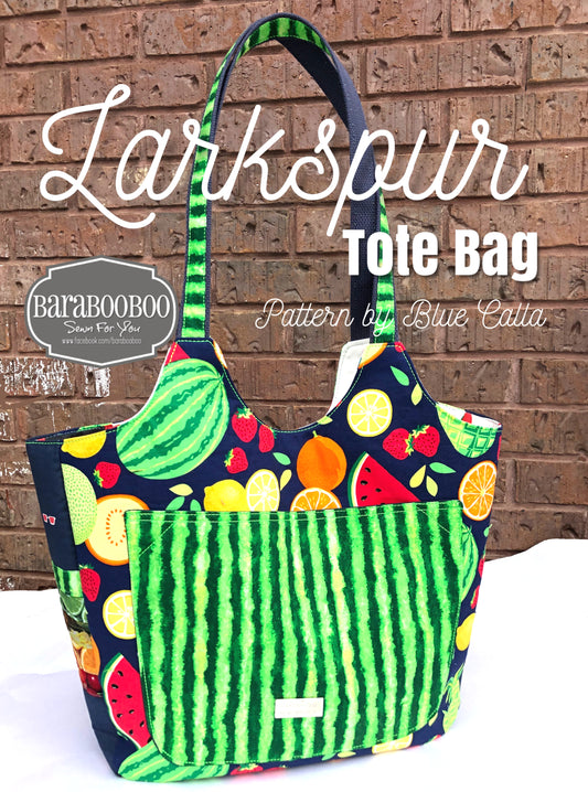 FREE The Larkspur Tote Bag - PDF Sewing Pattern