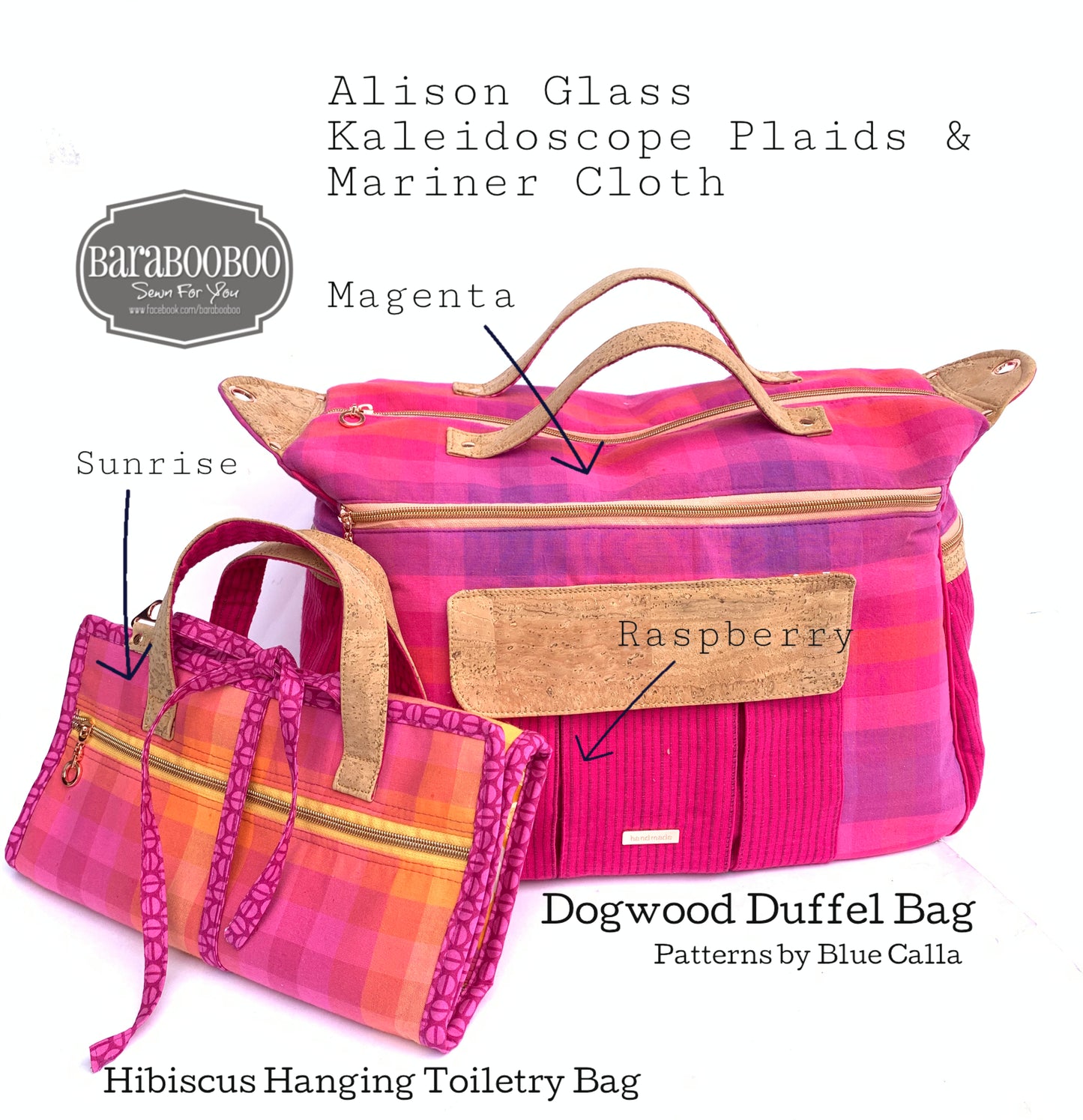 The Dogwood Travel Duffel Bag - PDF Sewing pattern