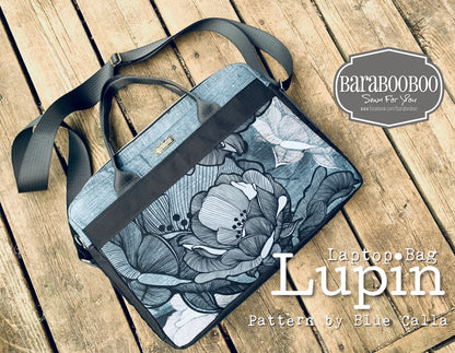 Lupin Laptop Bag - PDF sewing pattern