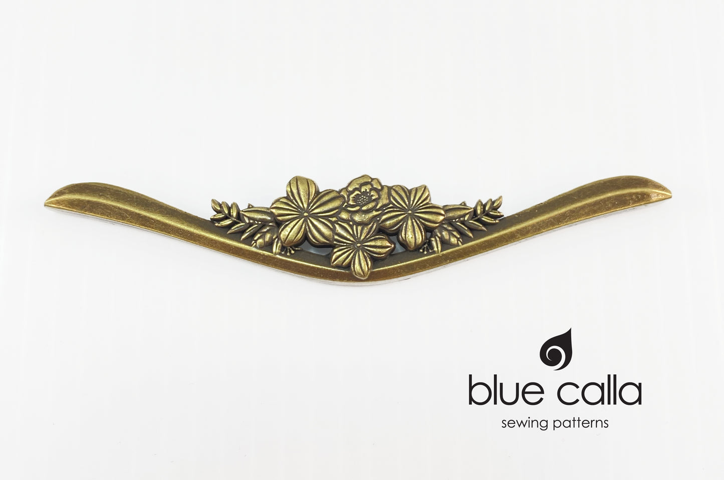 Decorative Metal Flap Trim - Floral design