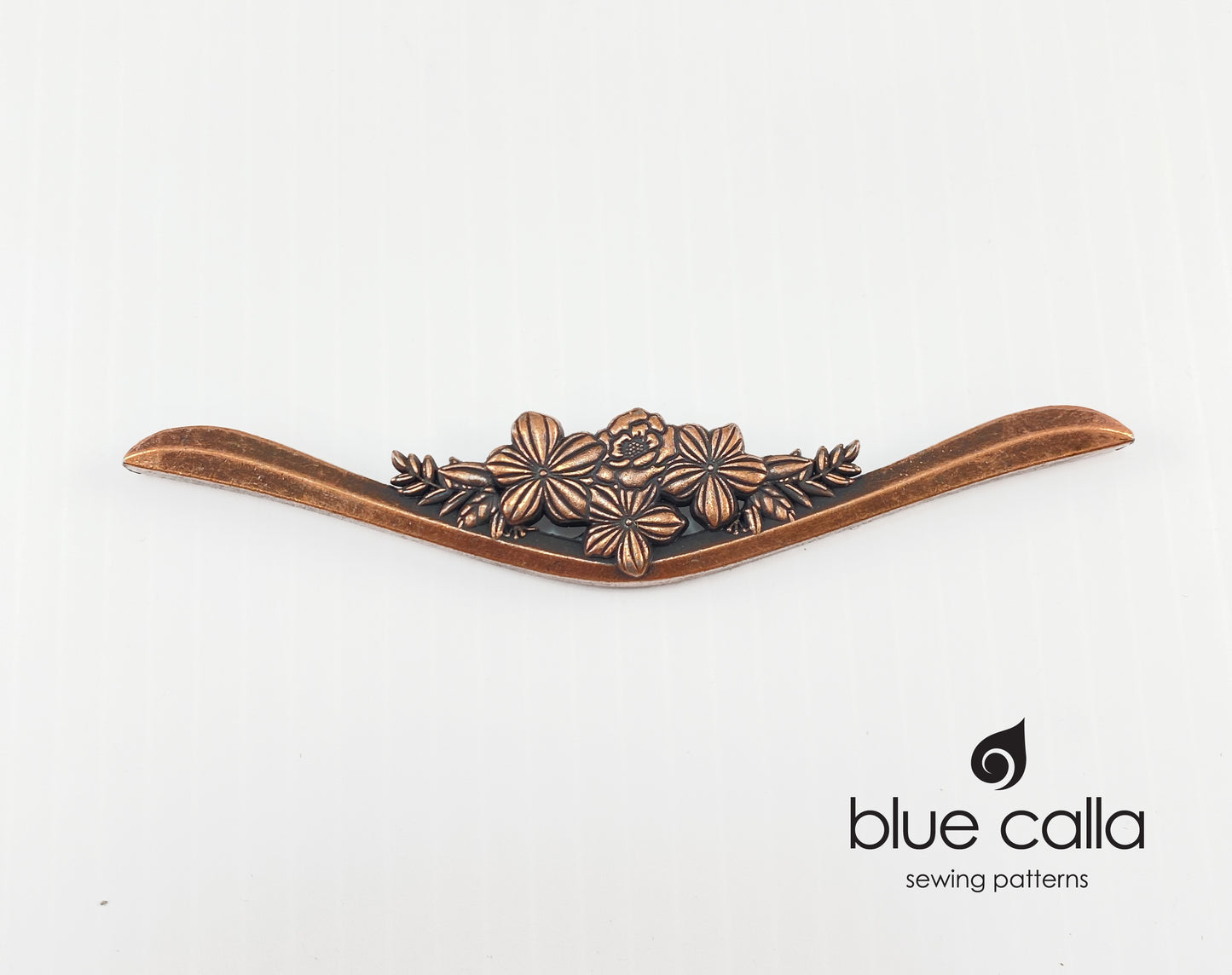 Decorative Metal Flap Trim - Floral design