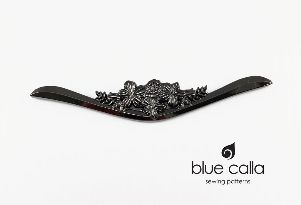 Decorative Metal Flap Trim - Floral design – Blue Calla Patterns
