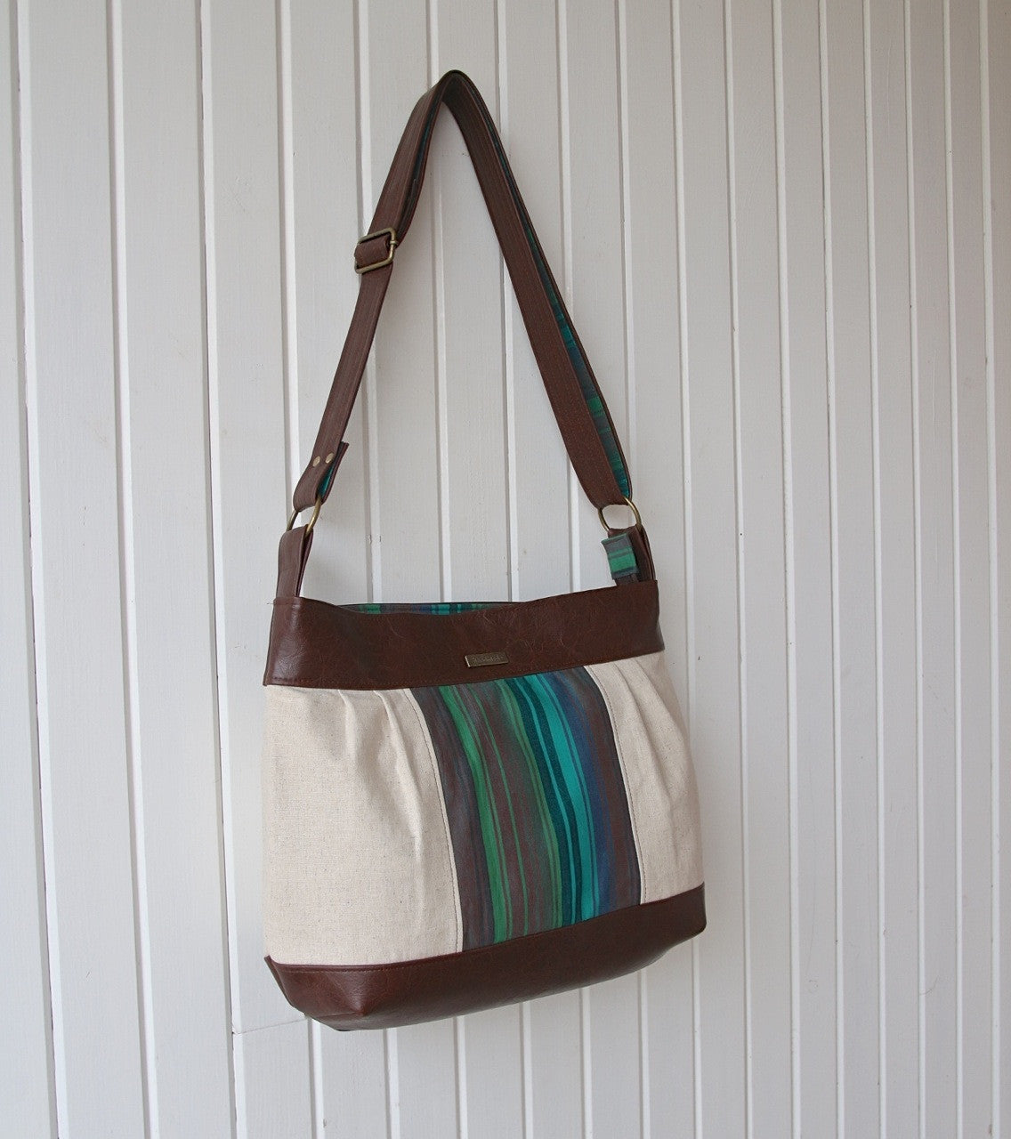 The Zinnia Zippered Panel Bag - PDF Sewing Pattern