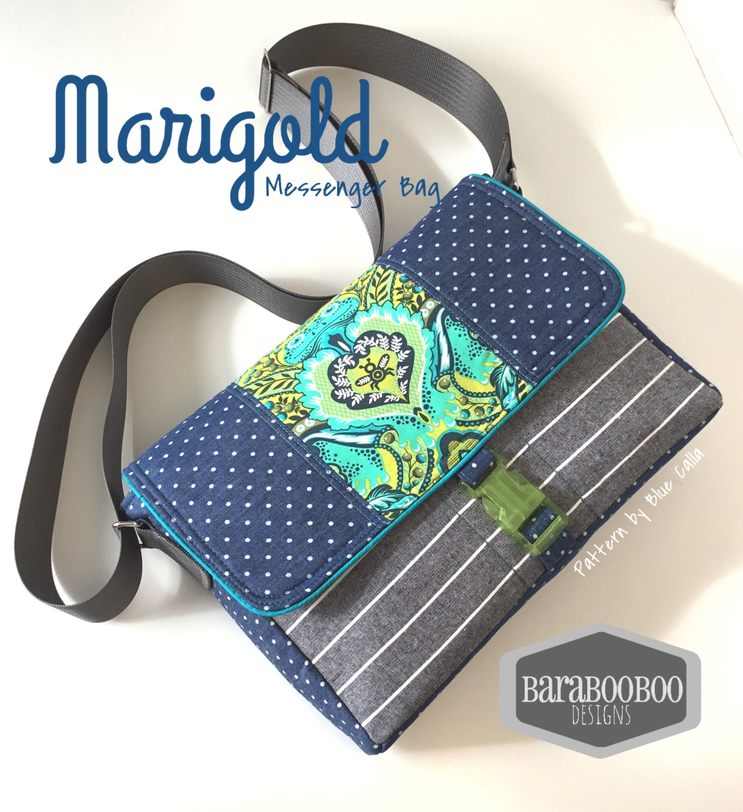 The Marigold iPad Messenger Bag - PDF Sewing Pattern