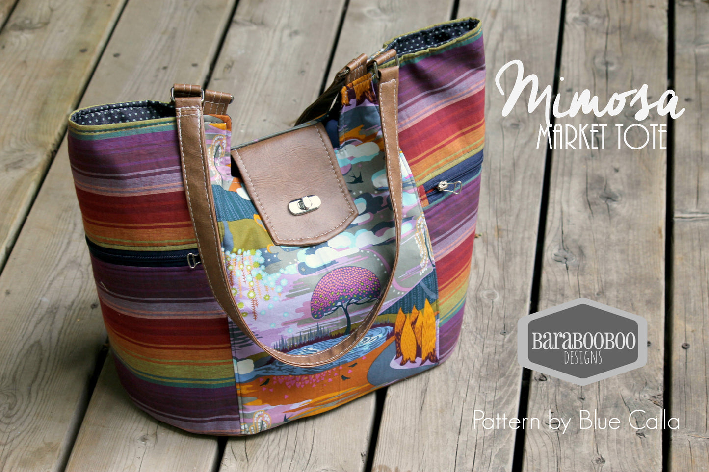 The Mimosa Market Tote - PDF Sewing Pattern