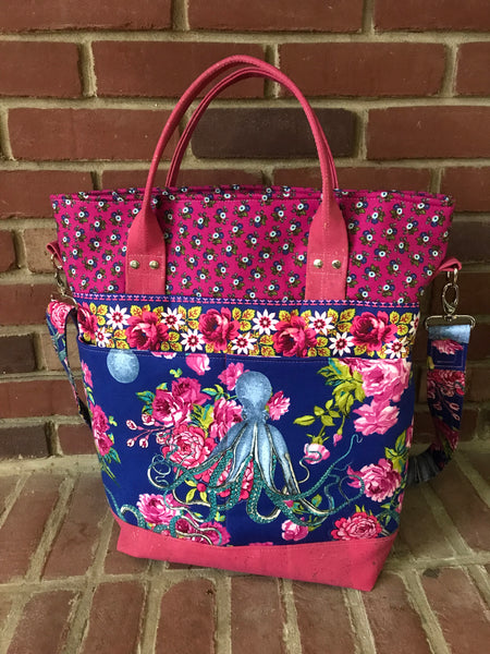 The Waterlily Waxed Canvas Tote (2 versions) - PDF Sewing pattern