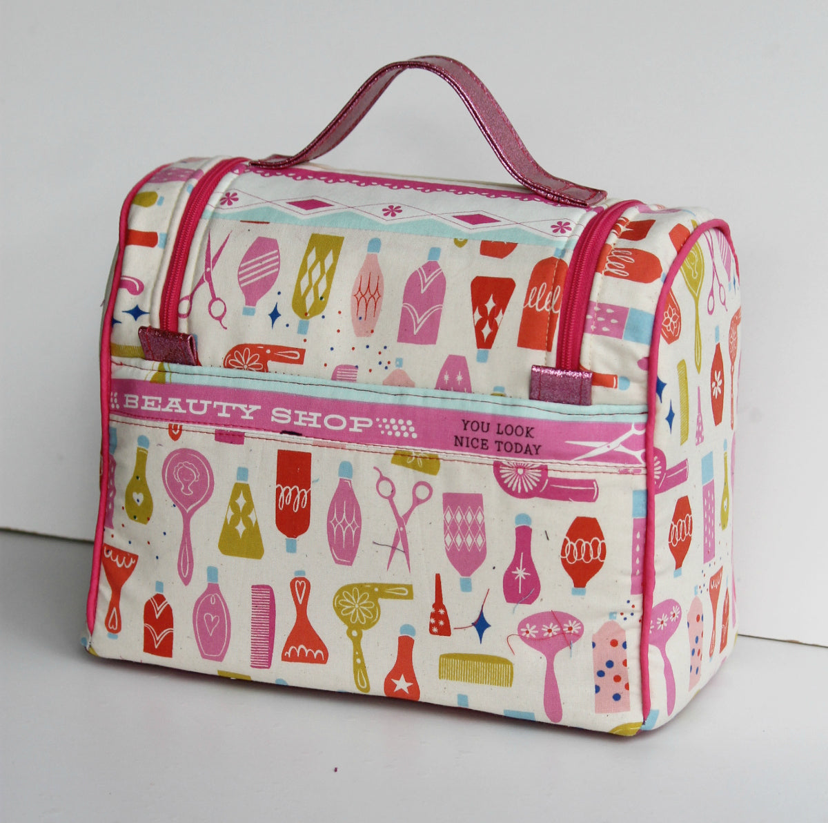 The Lavender Cosmetic Tote in 2 sizes - PDF Sewing Pattern