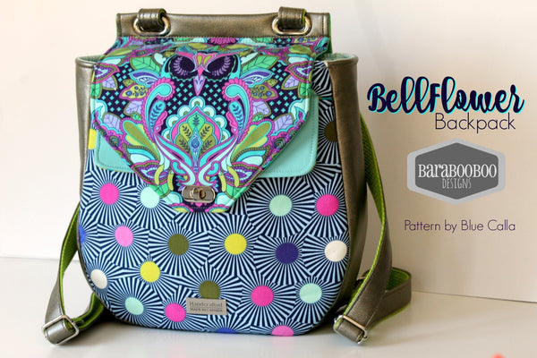 The Bellflower Backpack - PDF Sewing pattern