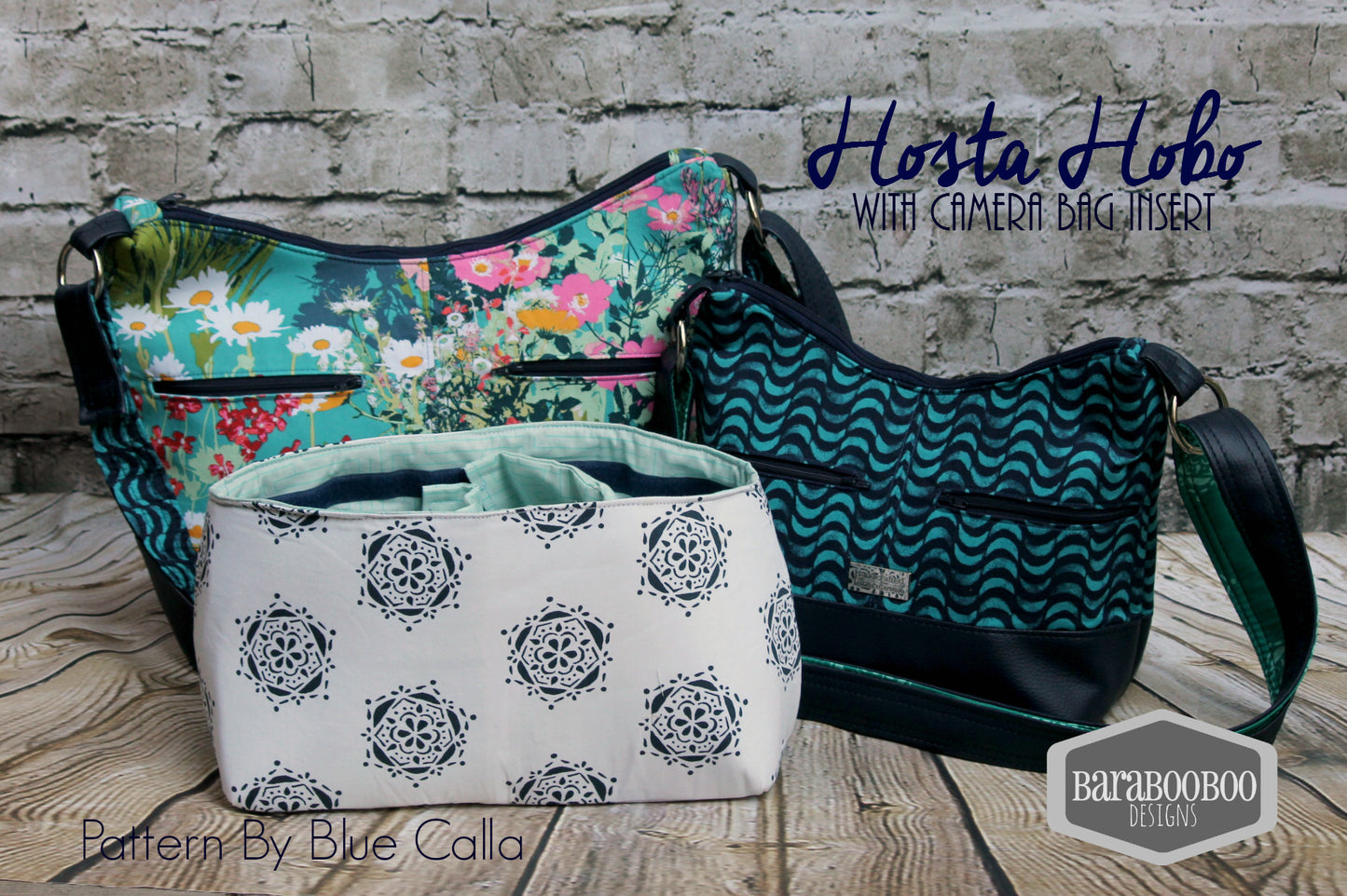 The Hosta Hobo Camera Bag - PDF Sewing Pattern