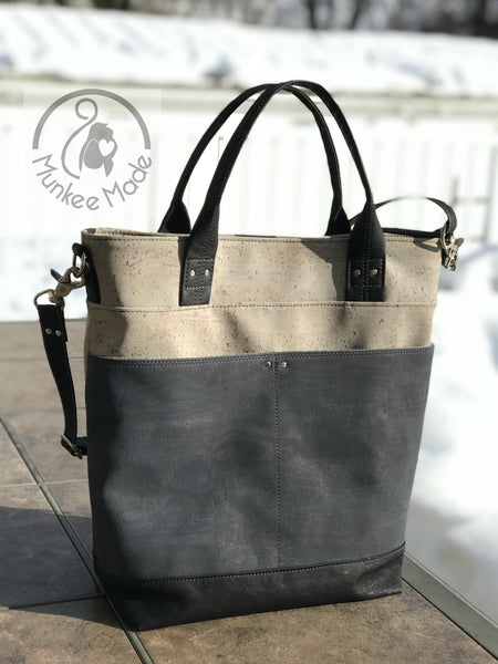 The Waterlily Waxed Canvas Tote (2 versions) - PDF Sewing pattern