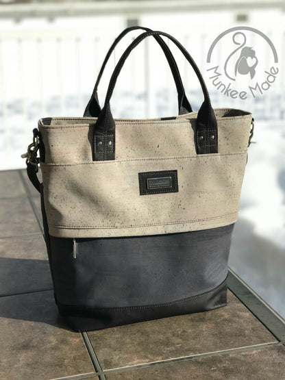 The Waterlily Waxed Canvas Tote (2 versions) - PDF Sewing pattern