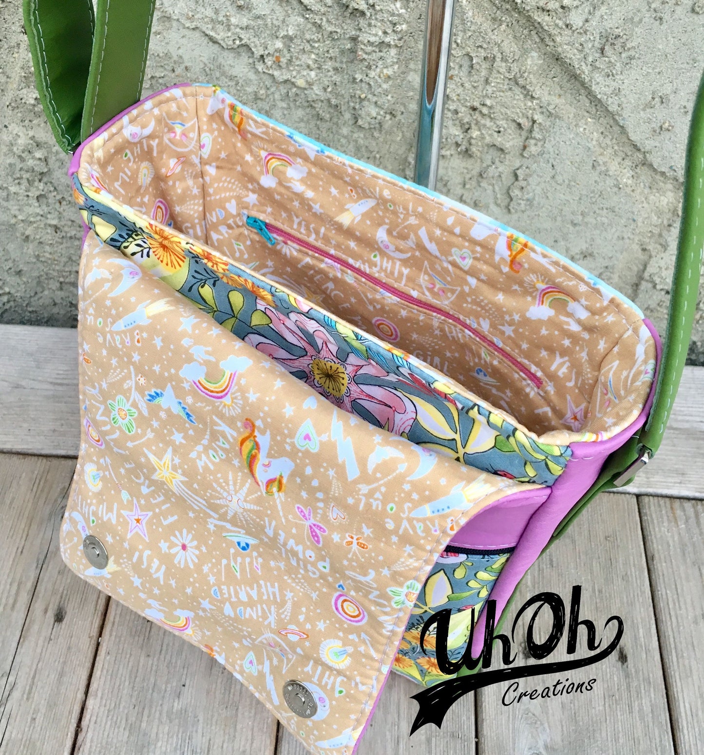 The Coneflower Cross Body bag - PDF Sewing pattern