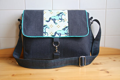 The Marigold iPad Messenger Bag - PDF Sewing Pattern