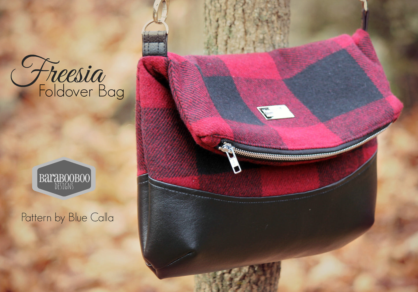 The Freesia Foldover Bag - PDF Sewing Pattern