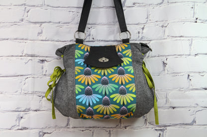 The Rose Gathered Shoulder Bag - PDF Sewing Pattern