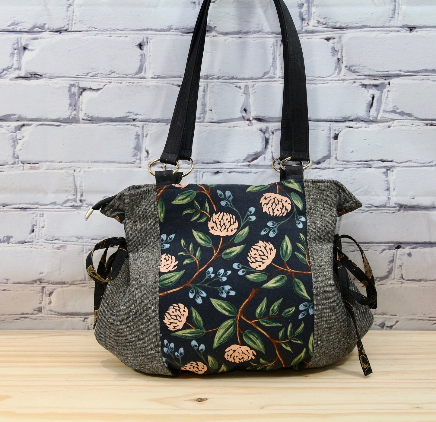 The Rose Gathered Shoulder Bag - PDF Sewing Pattern