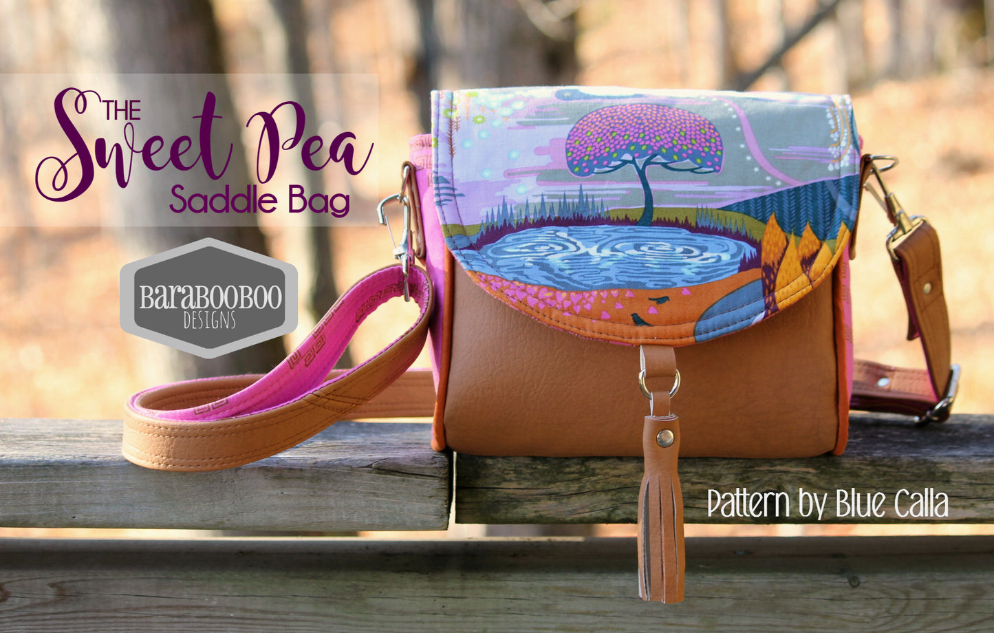 FREE The Sweet Pea Saddle Bag - PDF Sewing Pattern