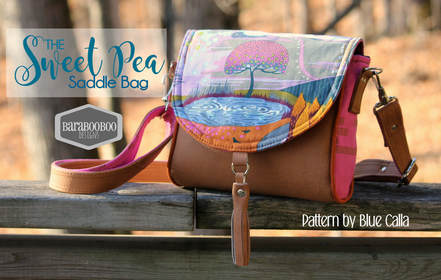 FREE The Sweet Pea Saddle Bag - PDF Sewing Pattern